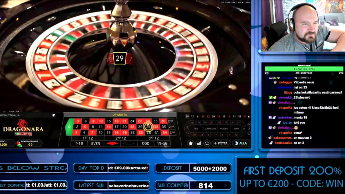 105% Deposit match bonus at Guts Casino