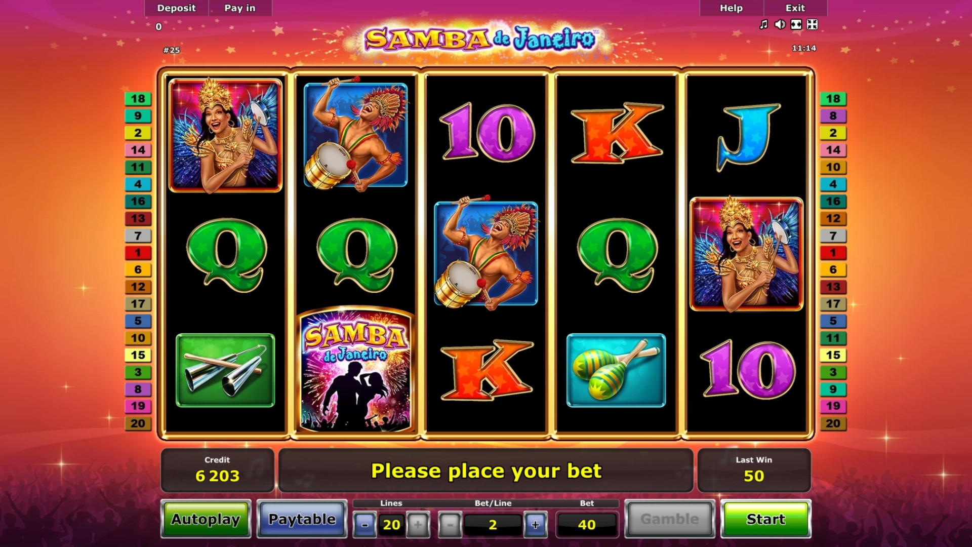 Eur 425 Casino chip at Gamebookers Casino