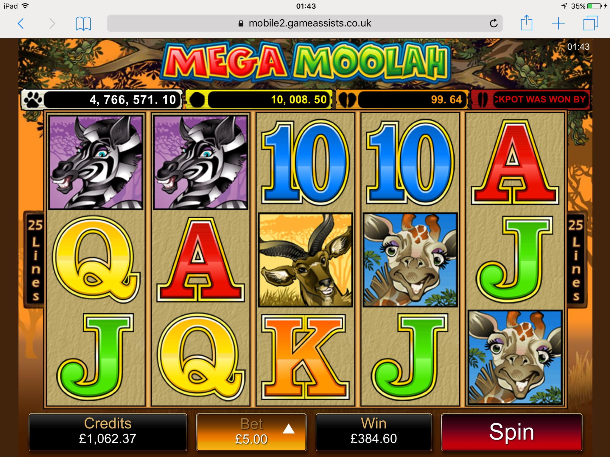 €444 Casino tournaments freeroll at Kaboo Casino