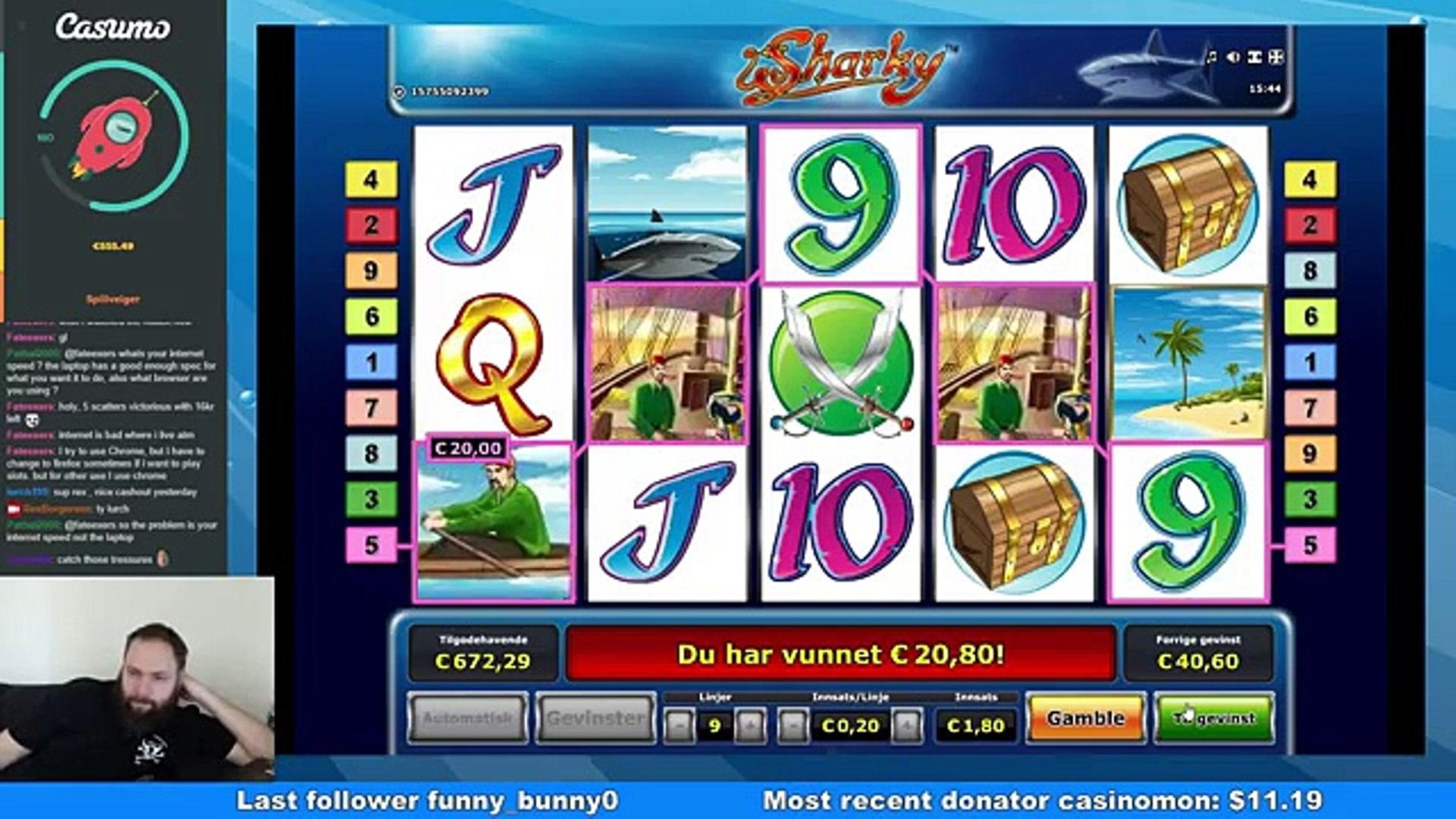 €1950 NO DEPOSIT CASINO BONUS at Casino com