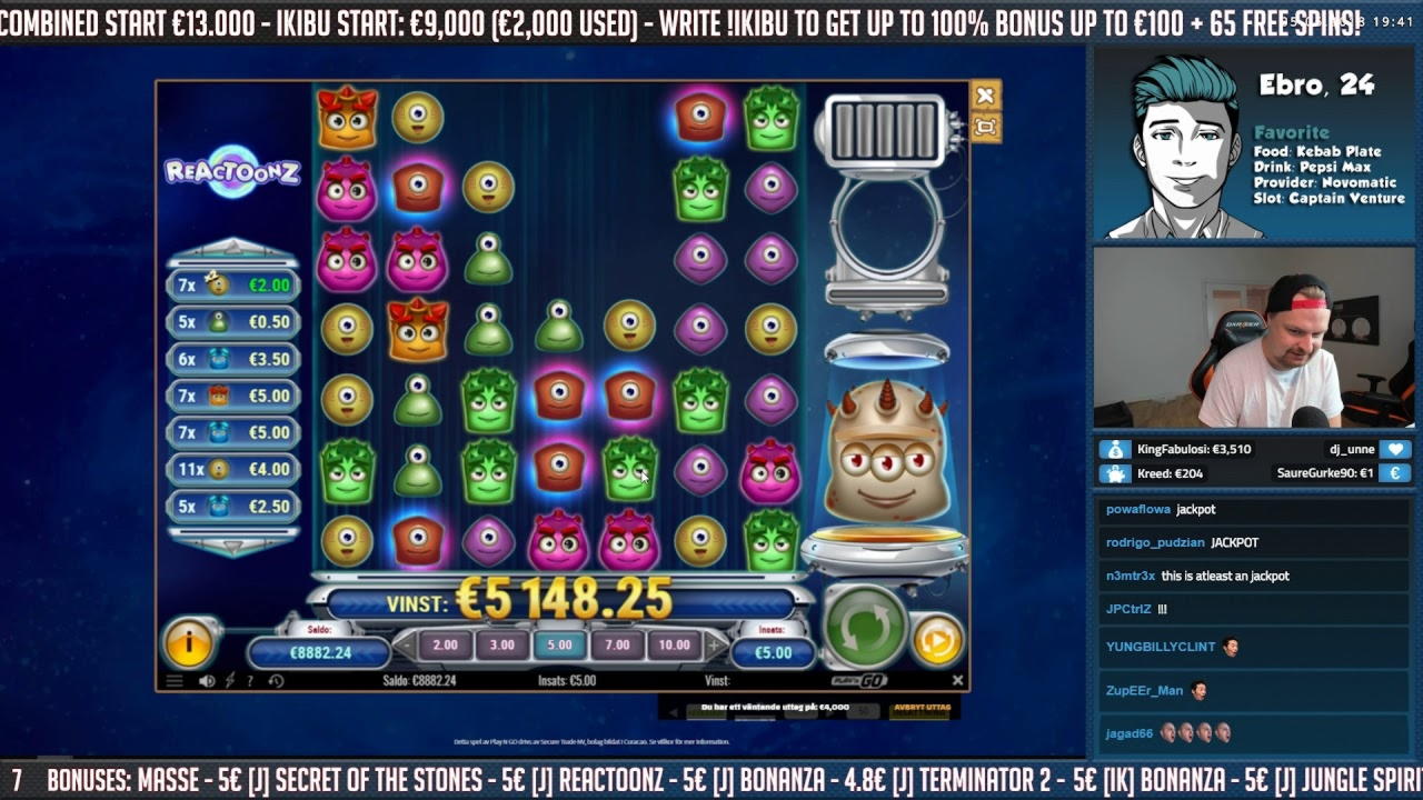 155 free casino spins at Spin Palace Casino