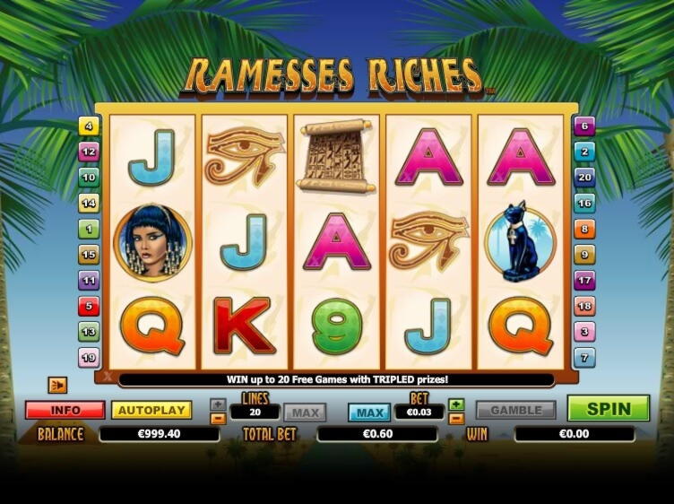 30 Free Spins at bWin Casino