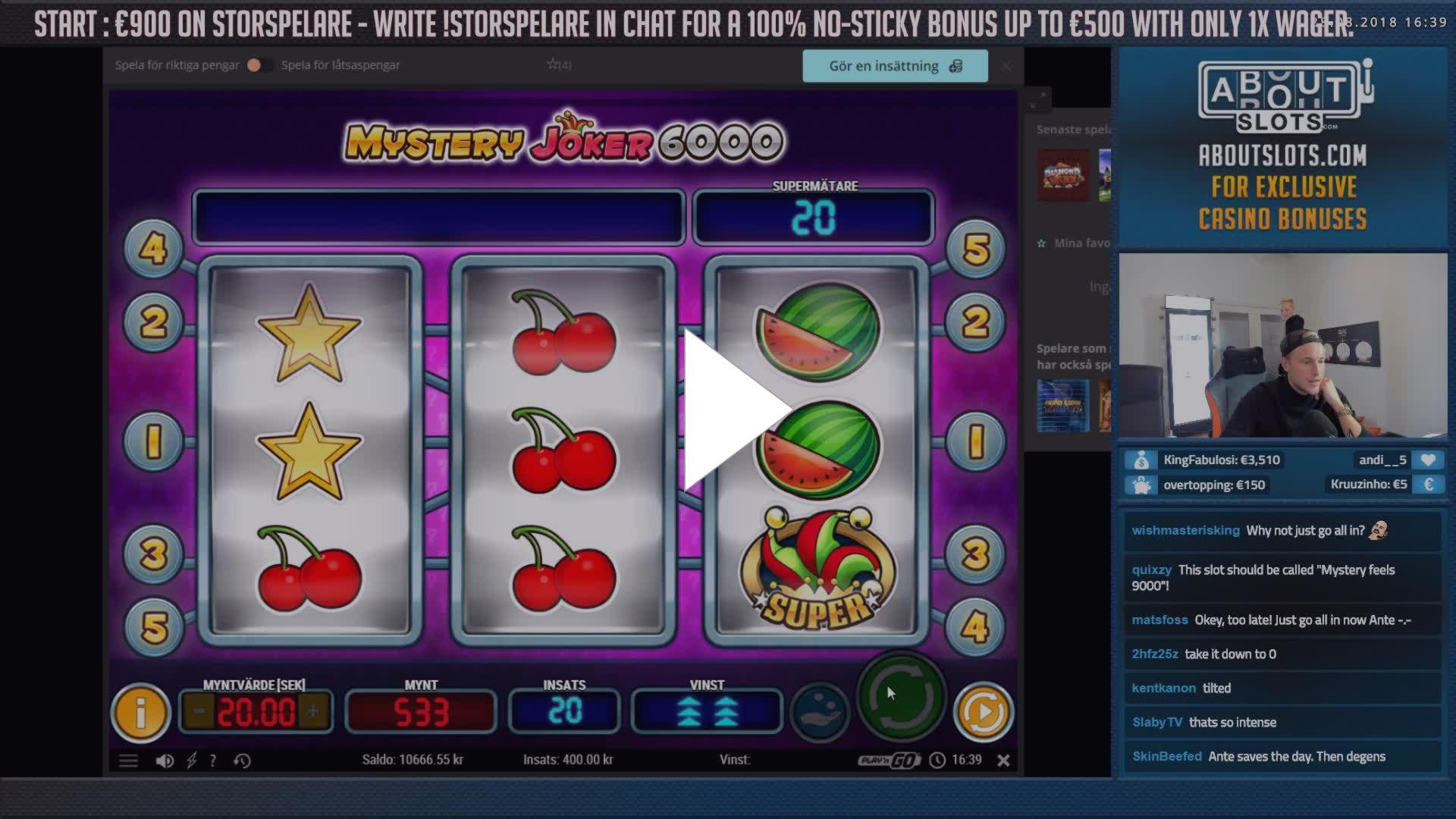 525% Match Bonus Casino at Casino Luck
