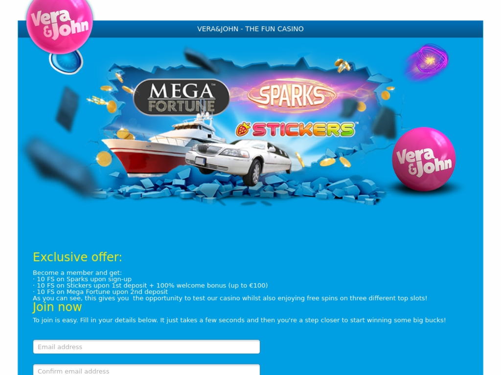95 Free spins no deposit casino at Casimba Casino
