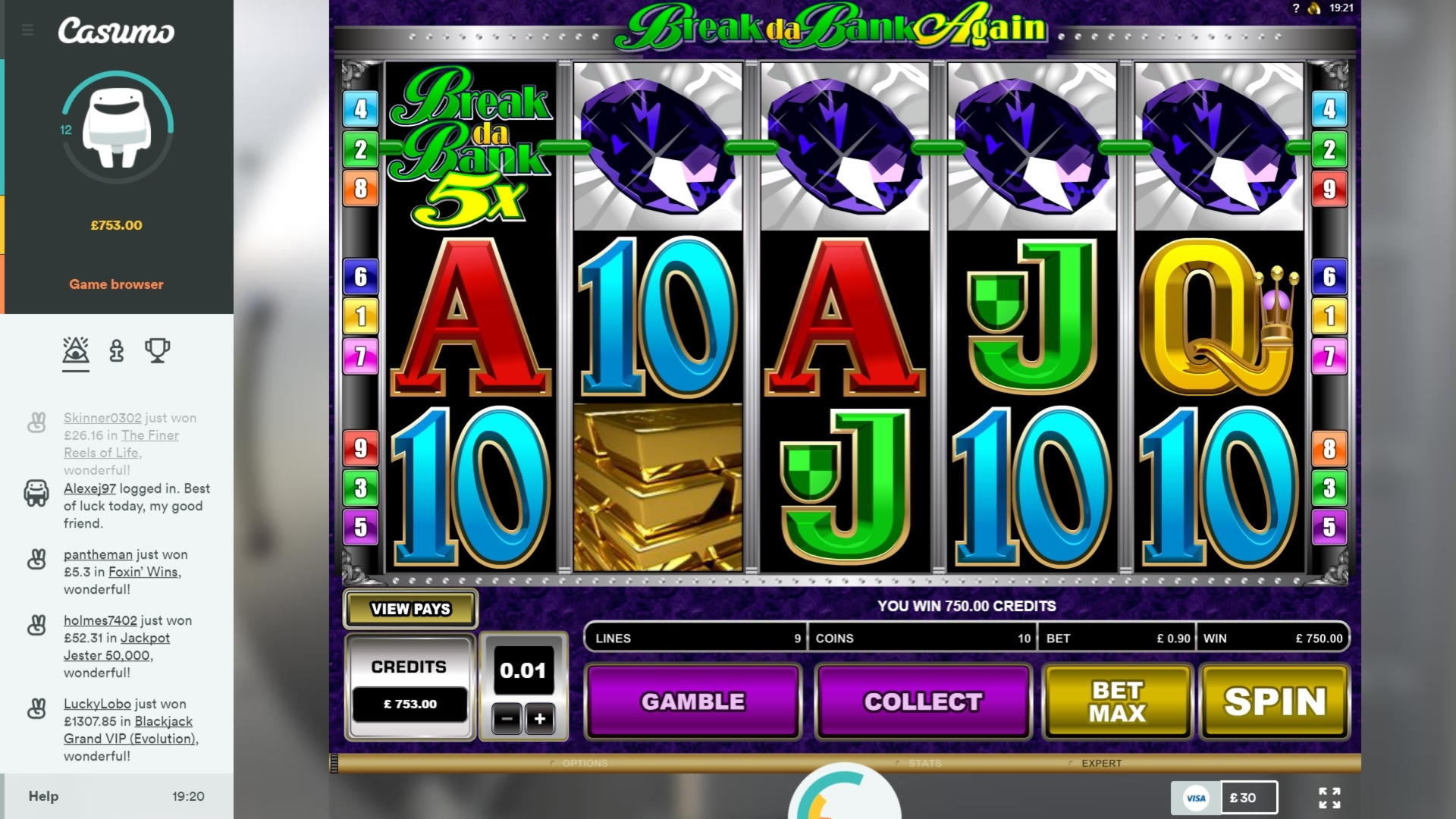 795% Welcome Bonus at 888 Casino