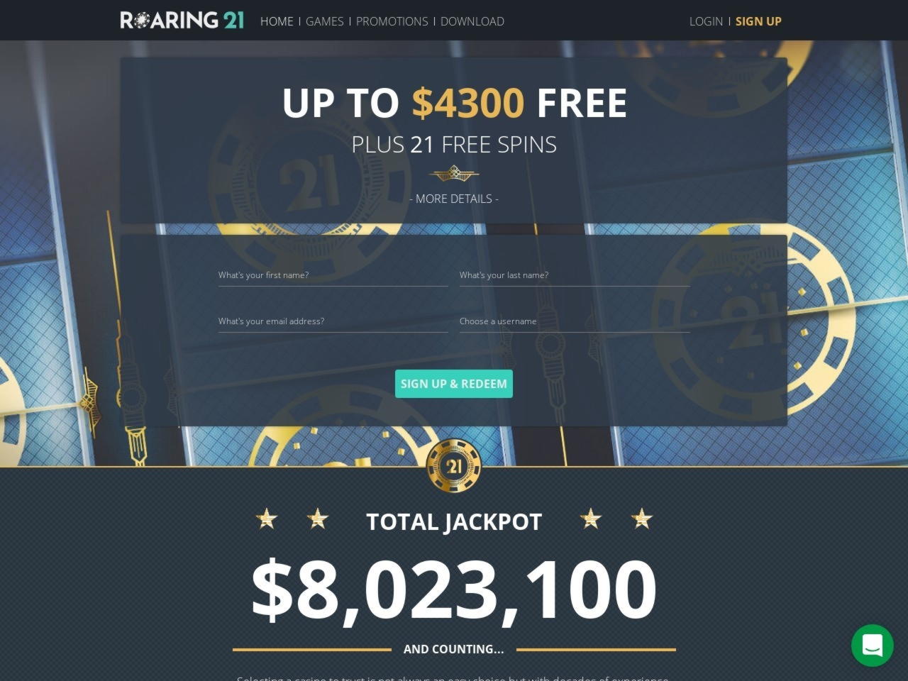 35% Casino Welcome Bonus at Winner Casino
