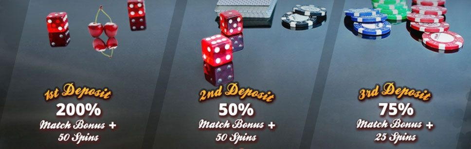 125 free casino spins at Spin Palace Casino