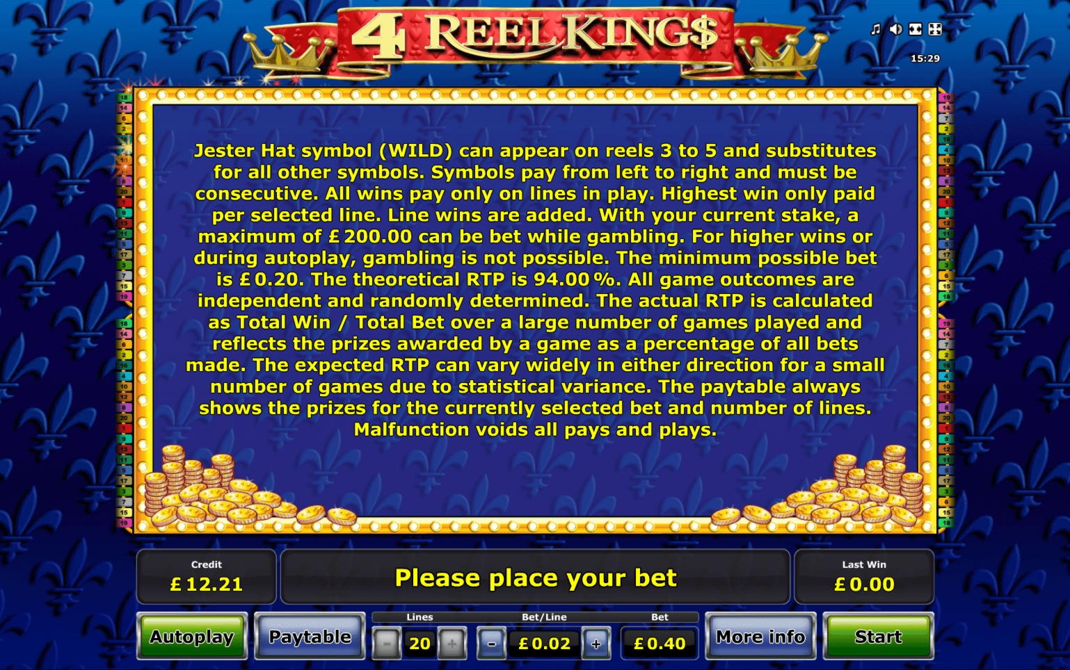 200 Free Spins no deposit at Energy Casino