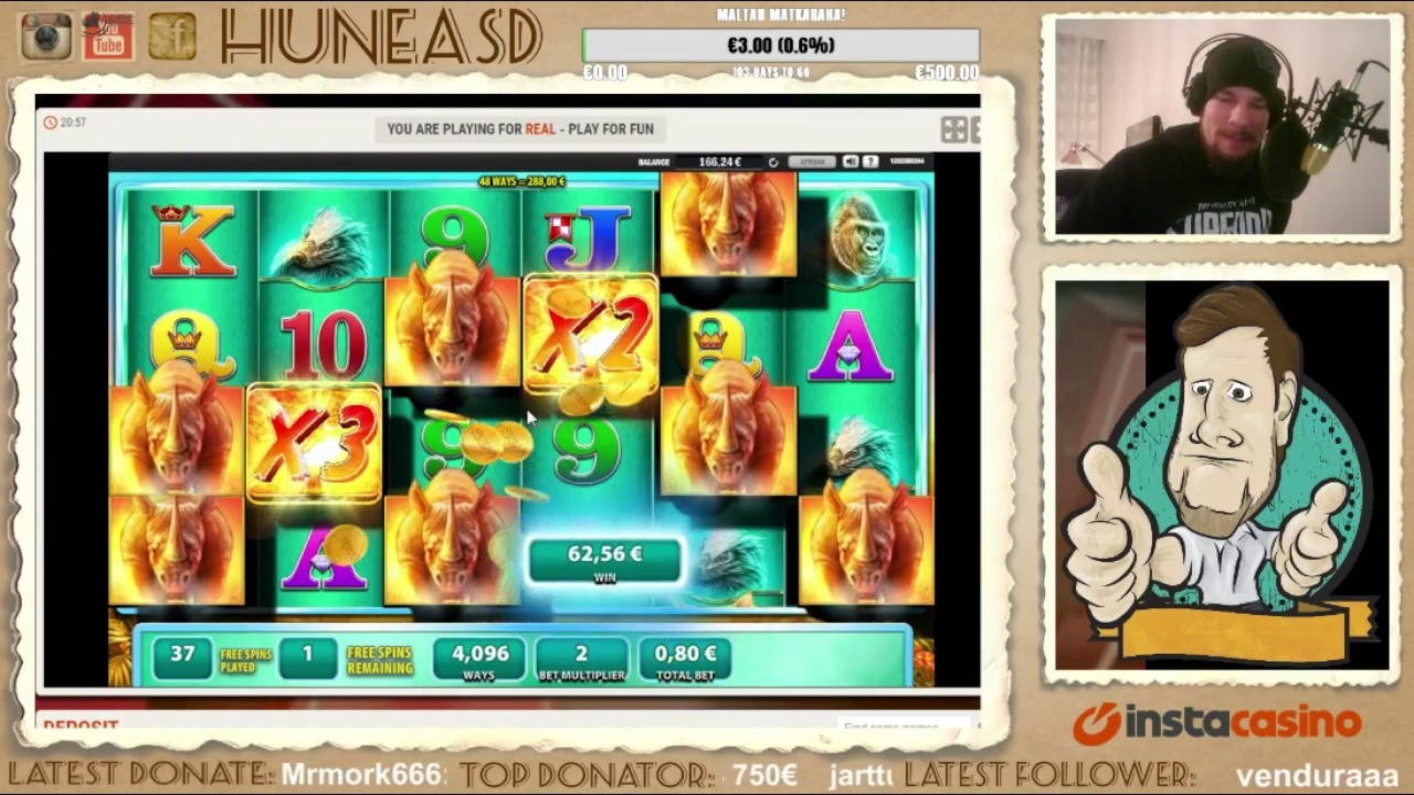 EUR 175 Free Casino Ticket at Kaboo Casino