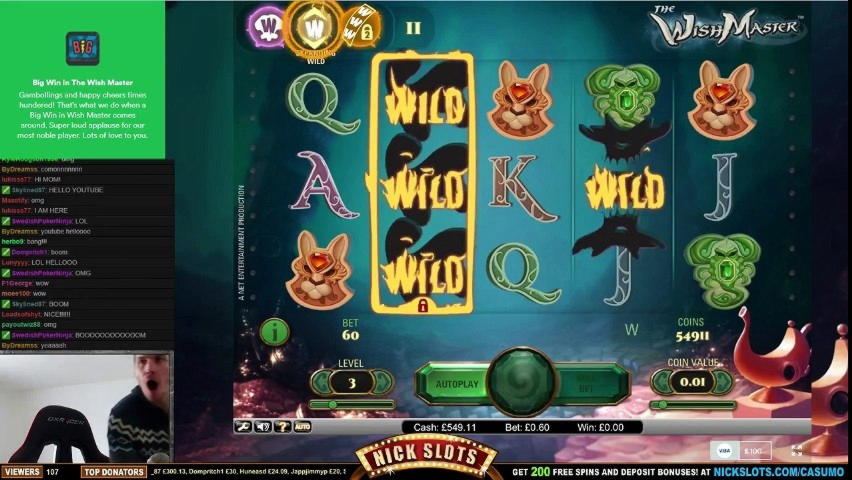 170 free casino spins at Spin Palace Casino