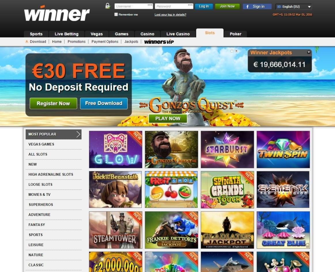 77 Free spins no deposit casino at Gamebookers Casino