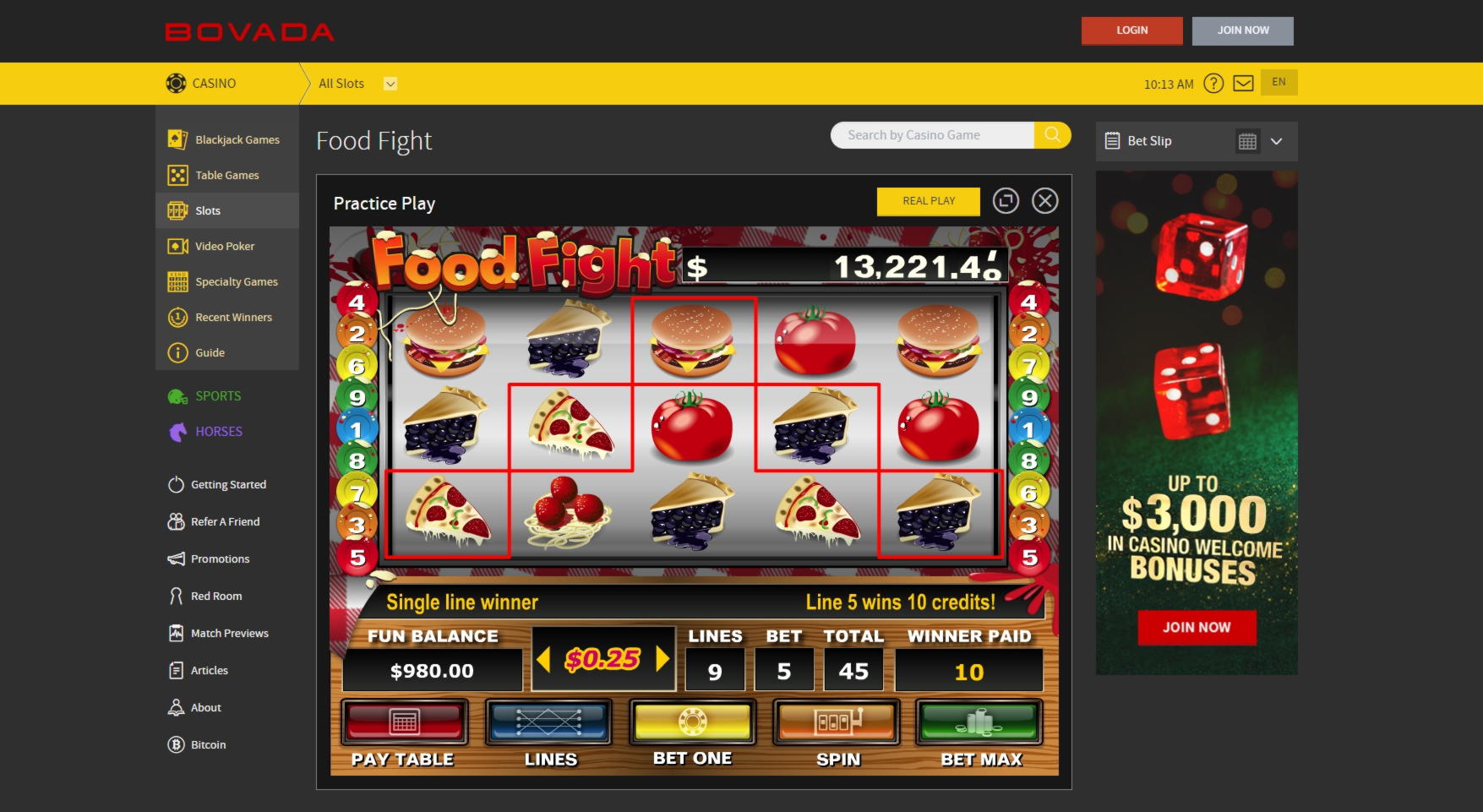 EUR 255 Free chip casino at Kaboo Casino