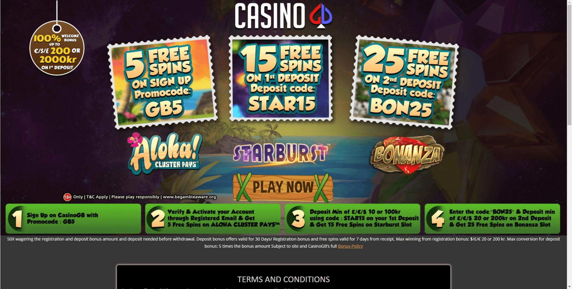 615% First Deposit Bonus at Casino Luck