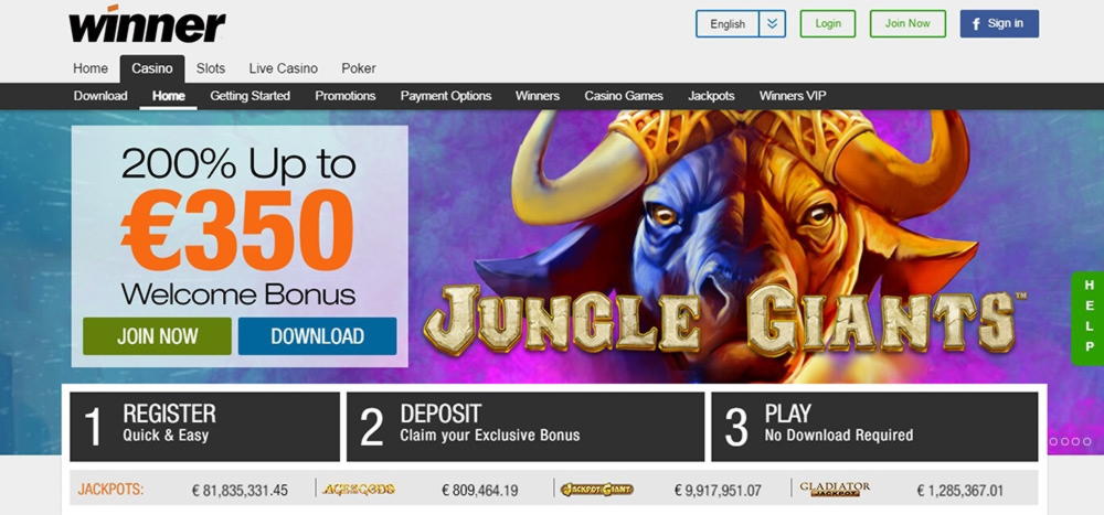 $4995 No deposit at Winner Casino