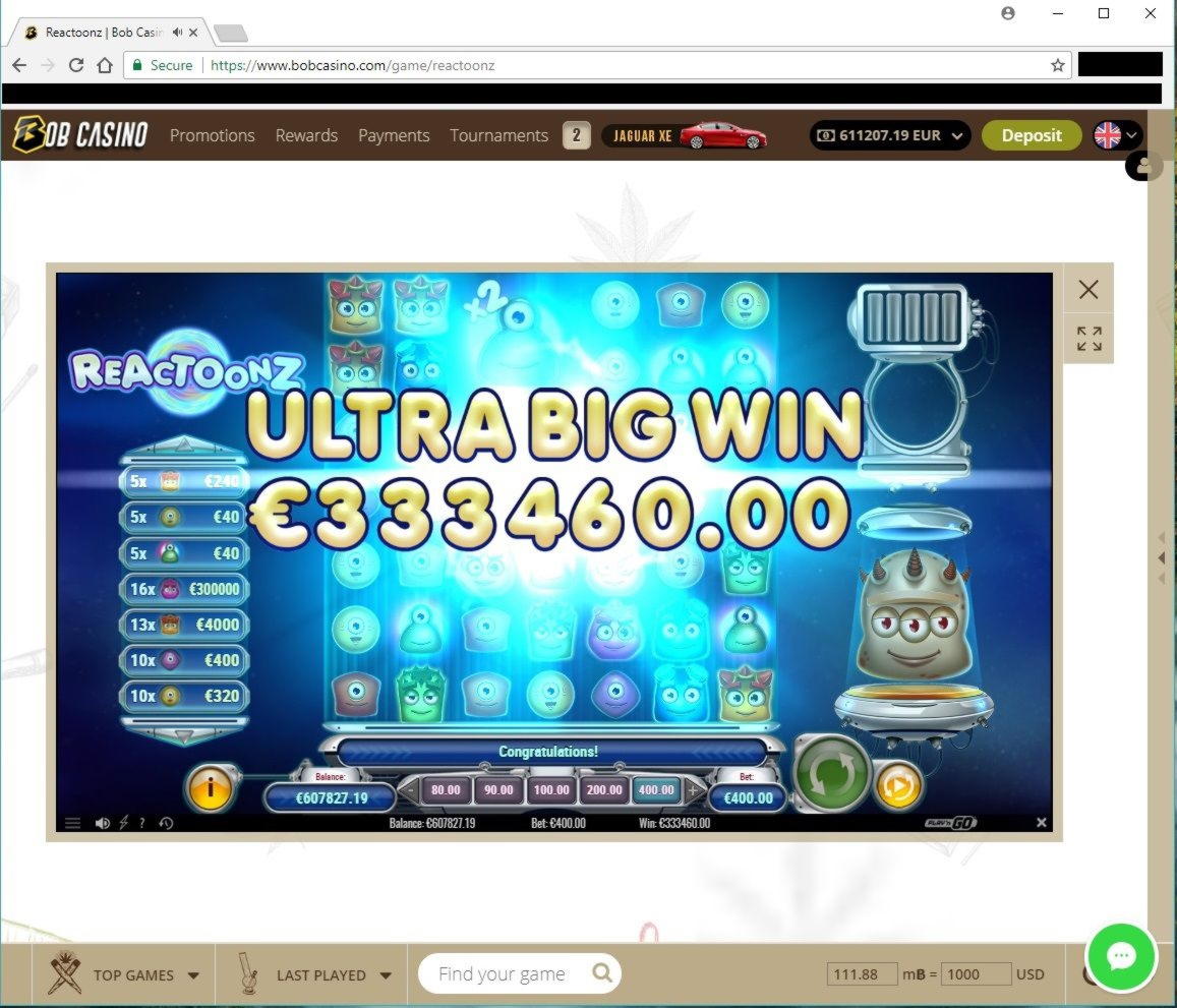 185 FREE SPINS at Casino Luck