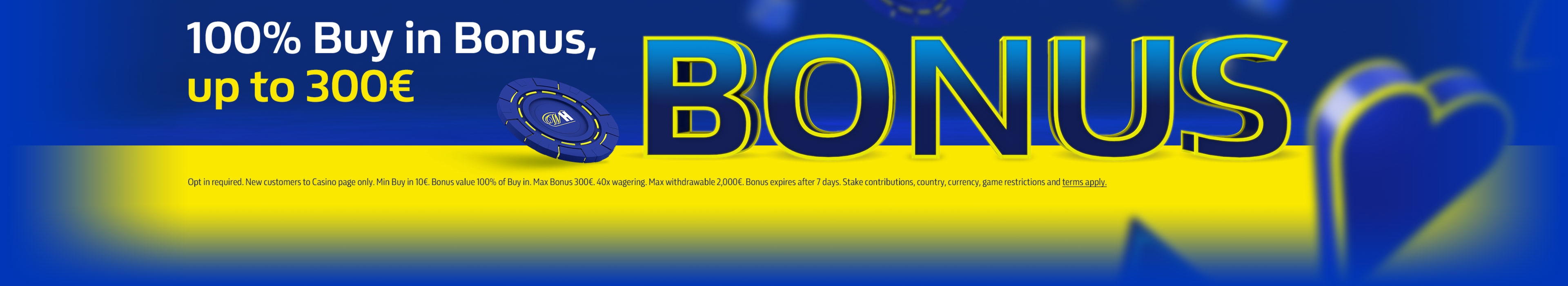 505% Deposit Match Bonus at Casino com
