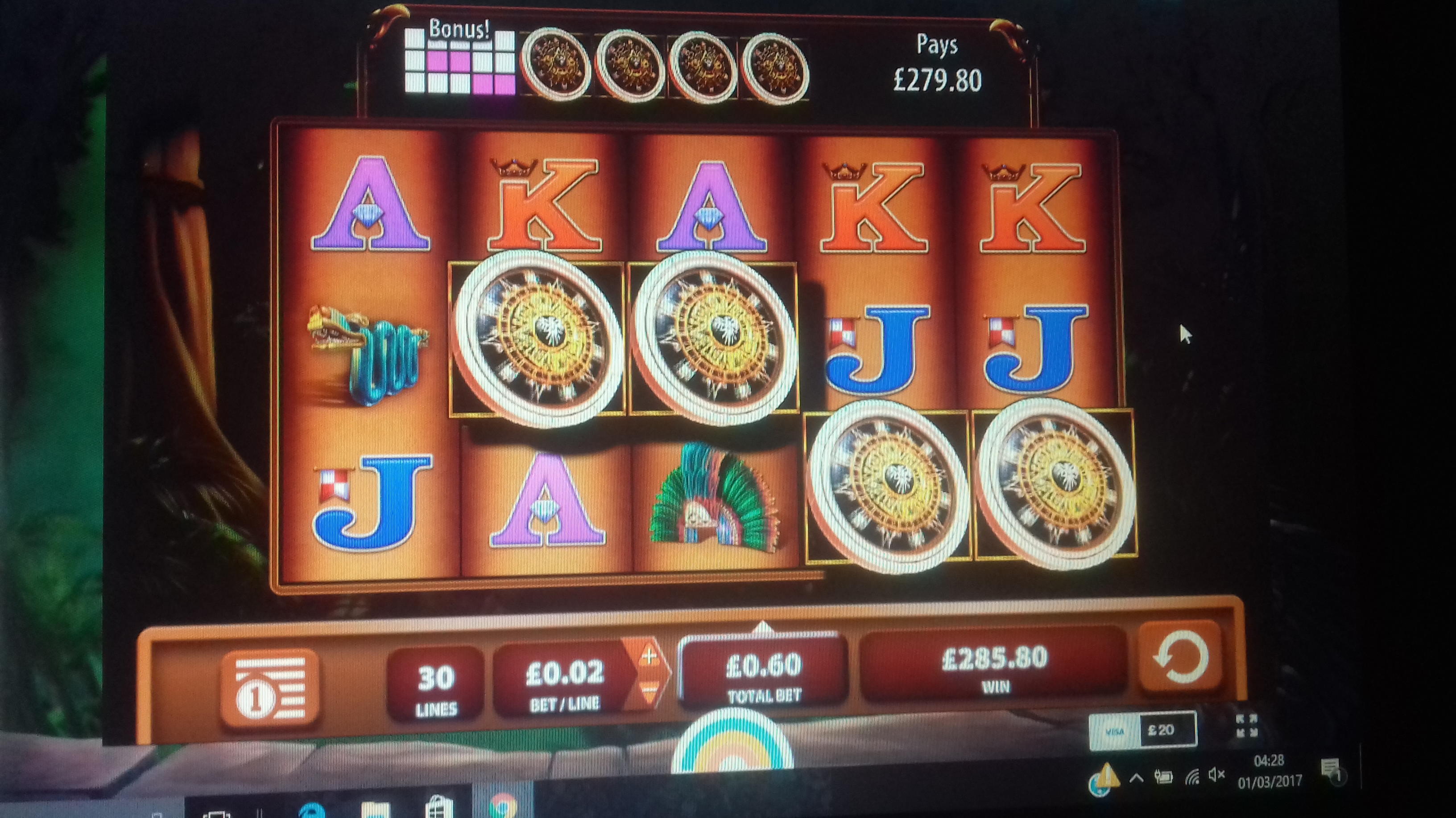 295 Free spins at Guts Casino