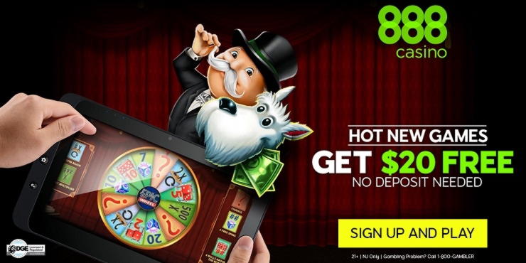 Eur 250 free chip at 888 Casino