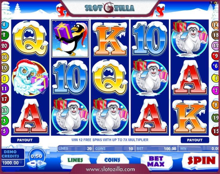 105 free spins at Party Casino