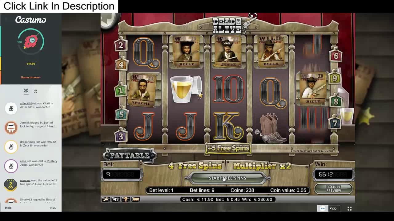 85 free casino spins at Betway Casino