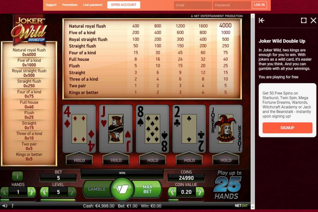 €3750 NO DEPOSIT BONUS CASINO at Betway Casino