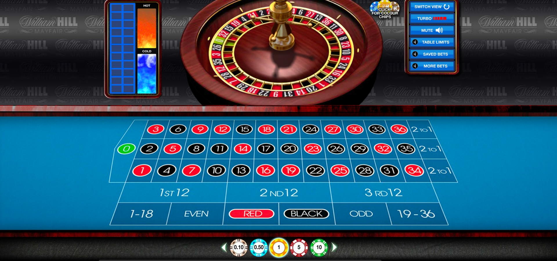 222 free spins casino at William Hill Casino