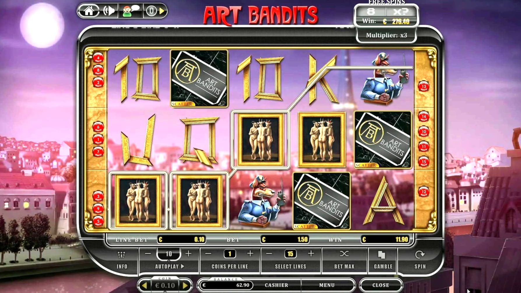 €635 Casino chip at Casino Luck