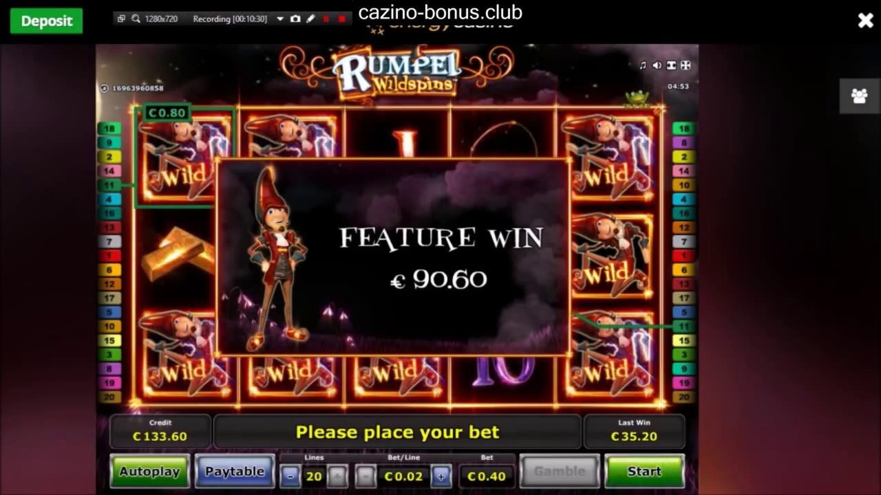 £545 Online Casino Tournament at 777 Casino