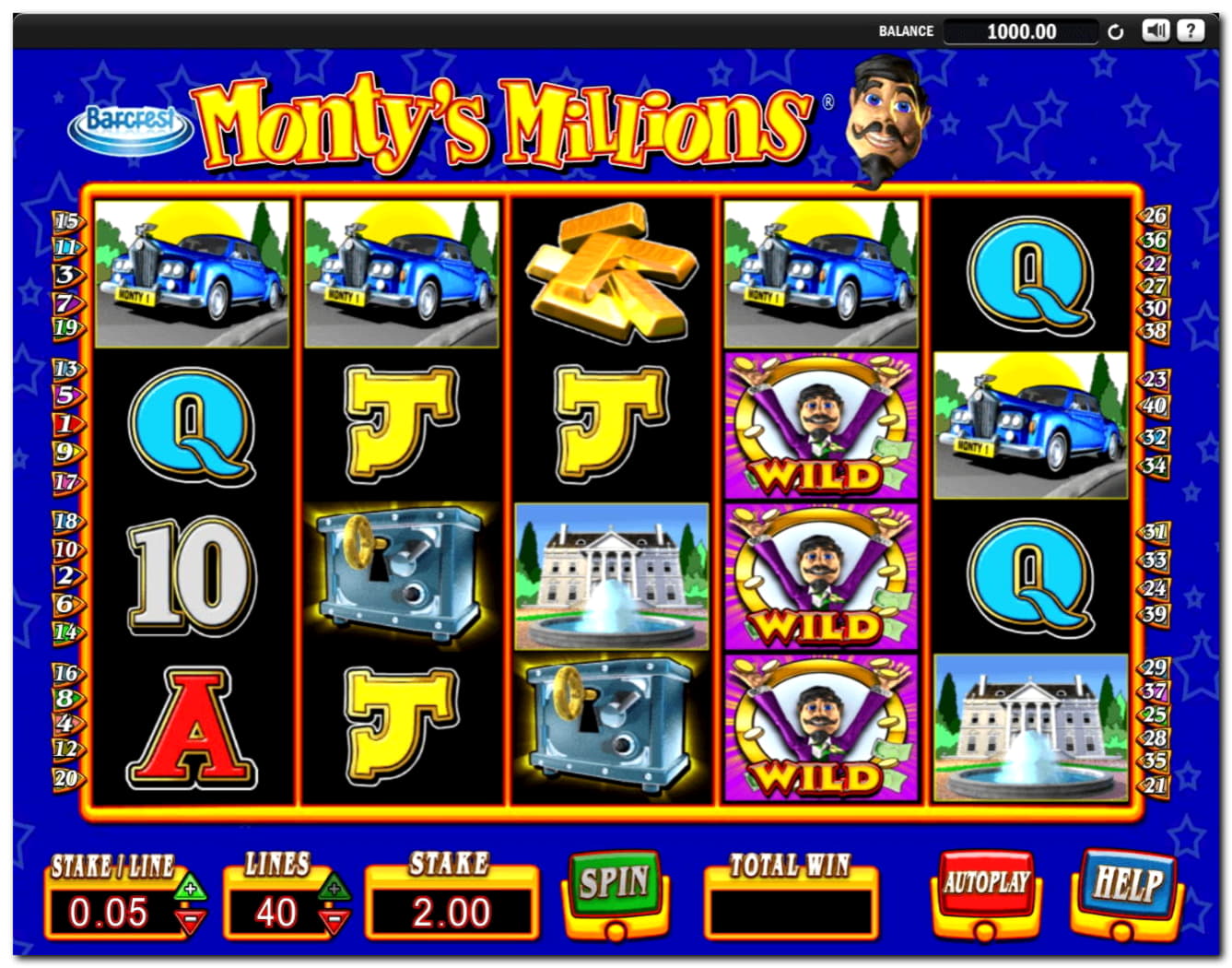 €1645 no deposit bonus casino at Spin Palace Casino