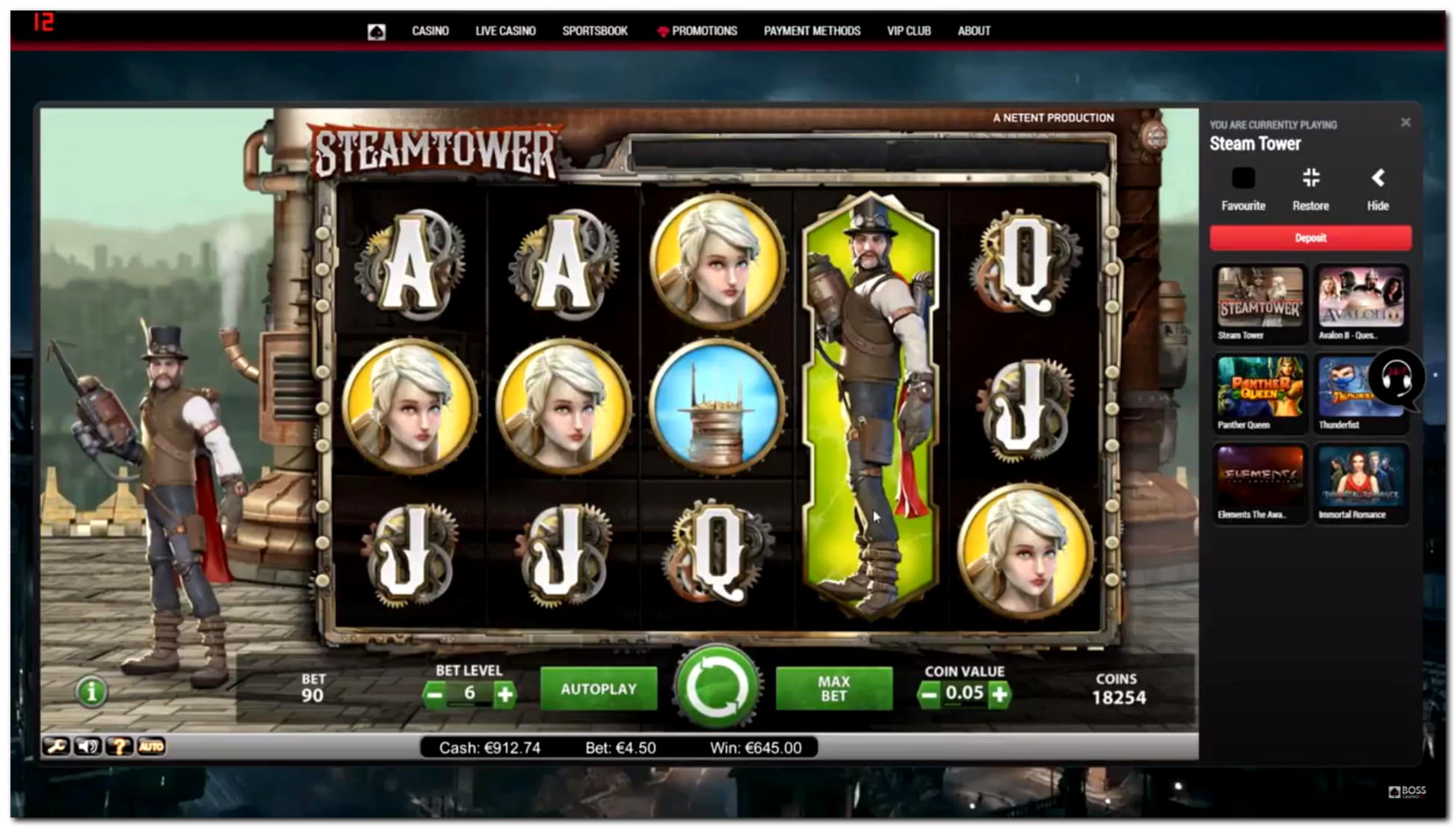 215 Free Casino Spins at Winner Casino