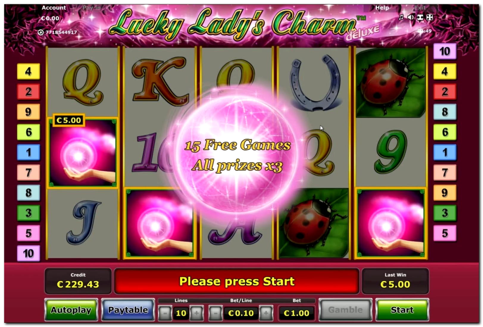 EUR 500 Online Casino Tournament at Cosmic Casino