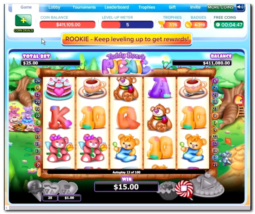 €455 Online Casino Tournament at Vera and Jhon Casino