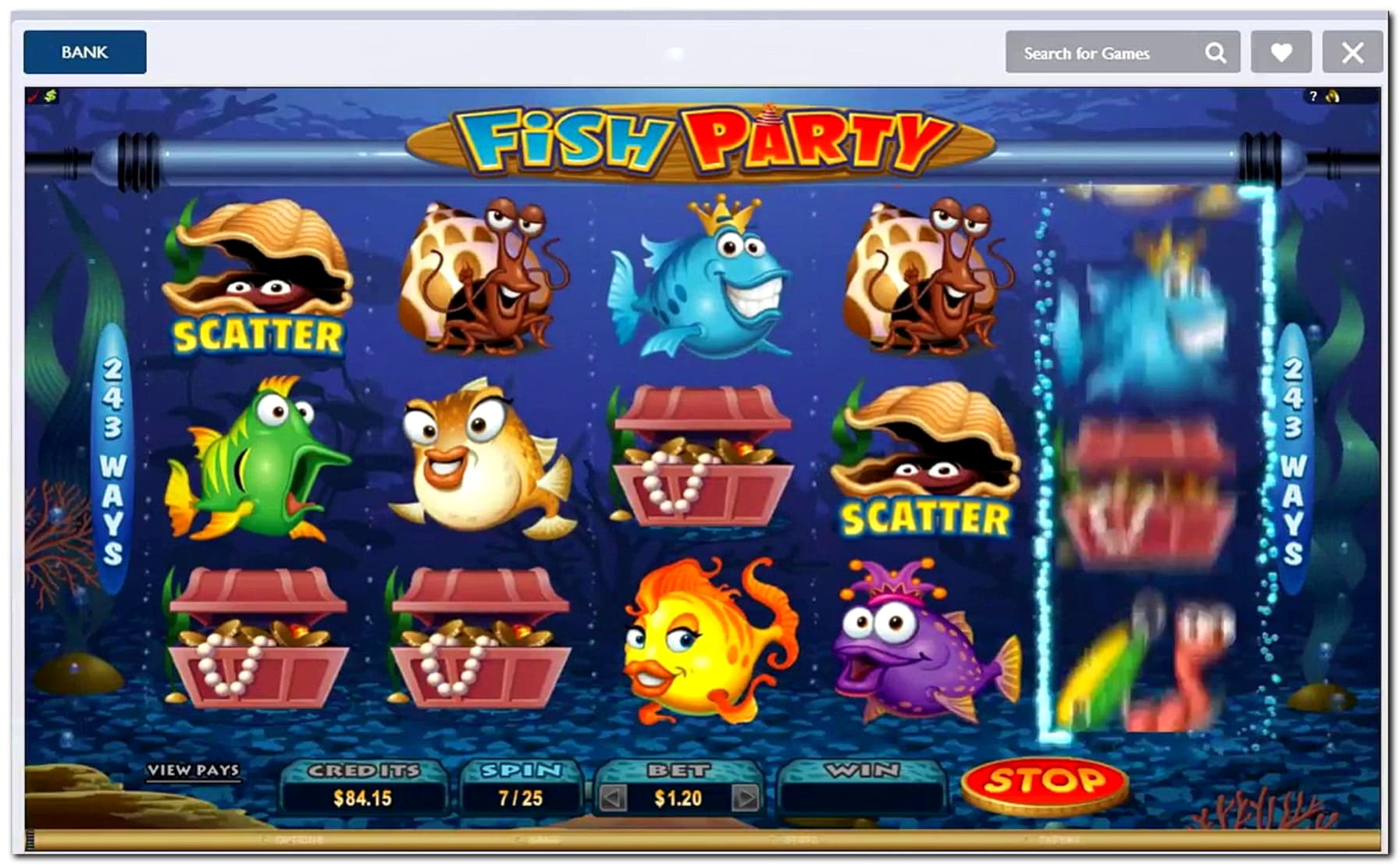 €75 Free Cash at Party Casino