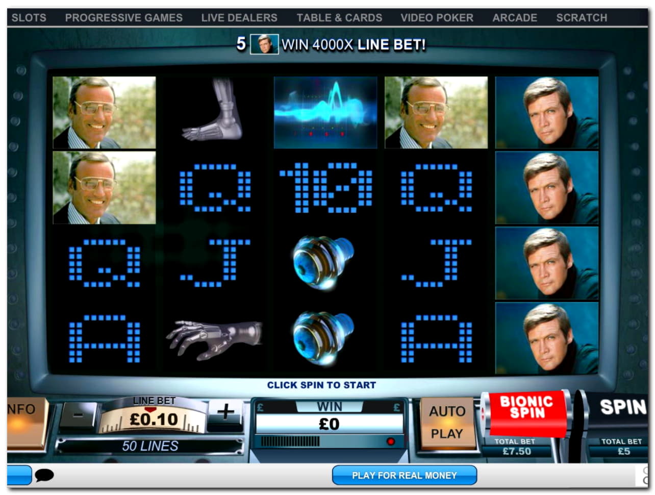 745% Match bonus at Casimba Casino
