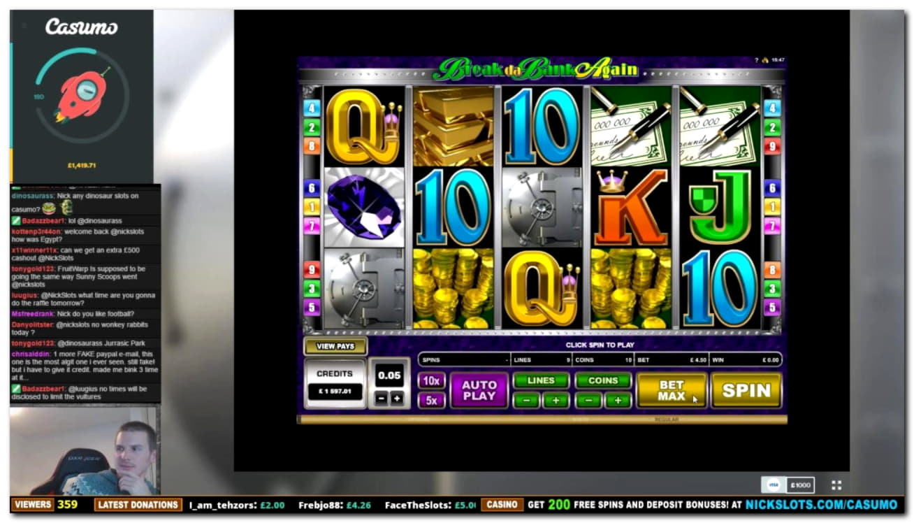 £985 Casino tournaments freeroll at Betway Casino