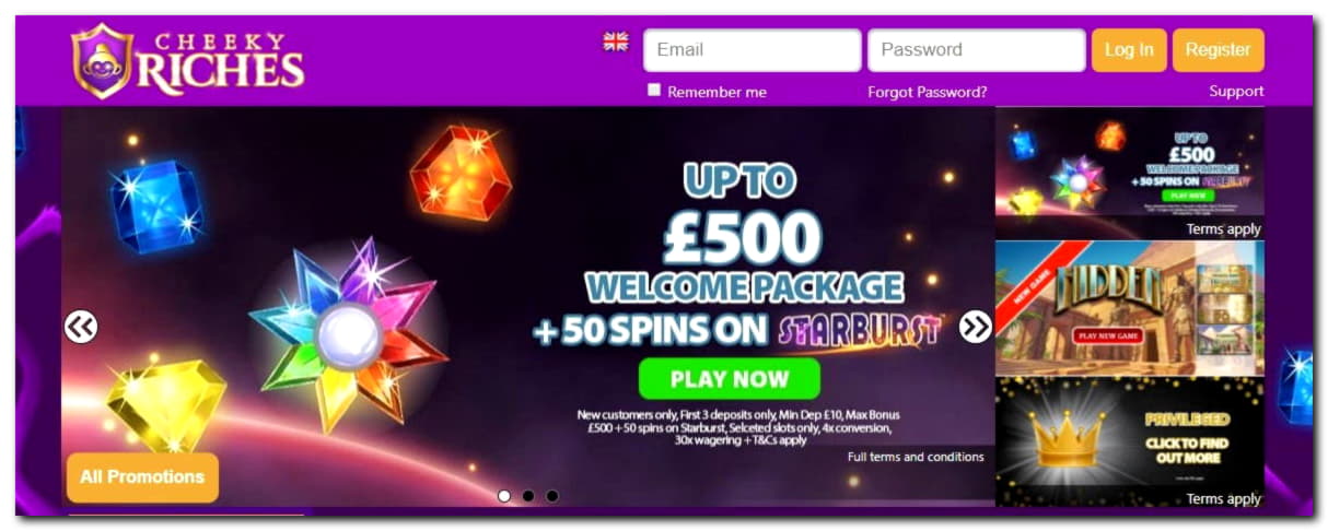 140 Free spins no deposit at Inter Casino