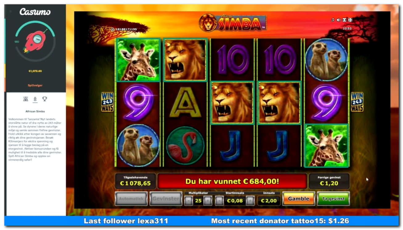 425% Match at a Casino at Kaboo Casino