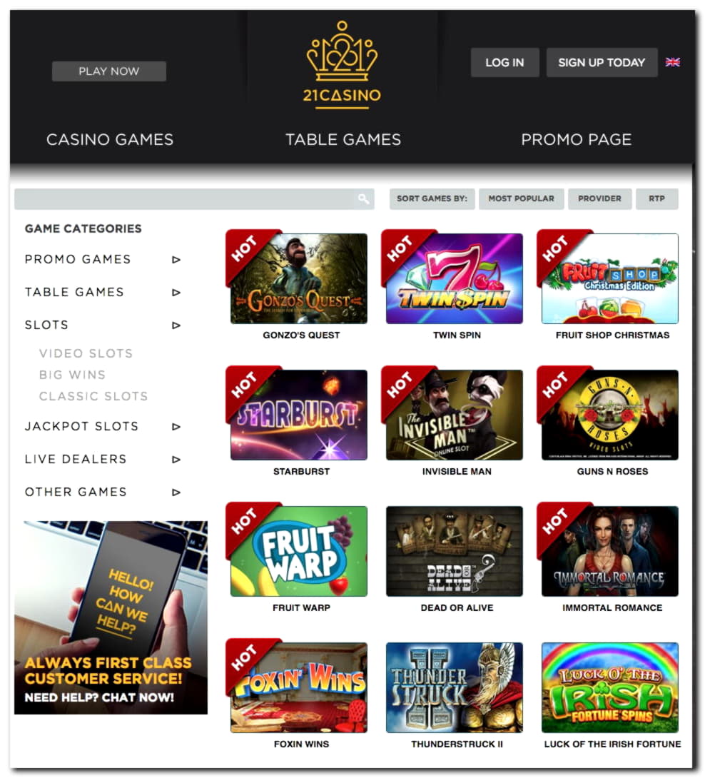 40 Free Spins no deposit casino at Spinit Casino