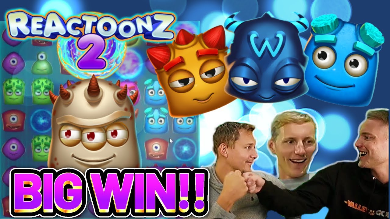 BIG WIN! REACTOONZ 2 BIG WIN – €10 BET ON European Casino Online Slot from CasinoDaddys LIVE STREAM