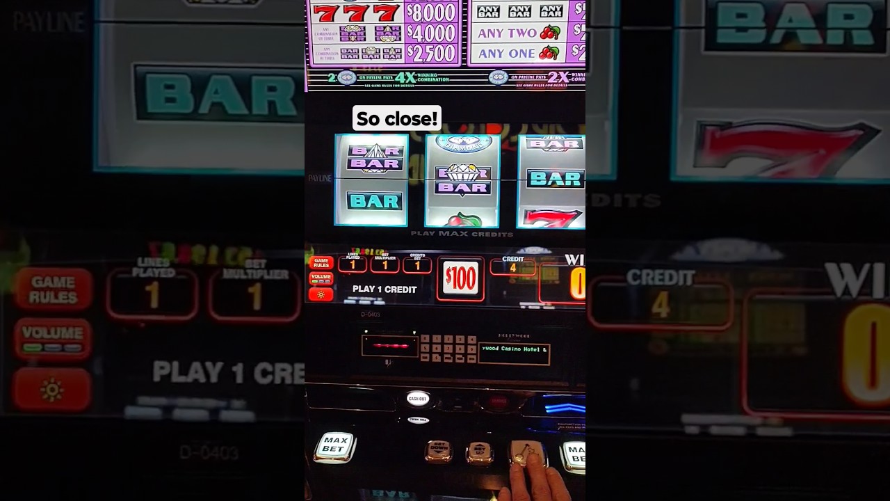 $100 slot machine! Watch til the end. #European Casino Online #slots #jackpot