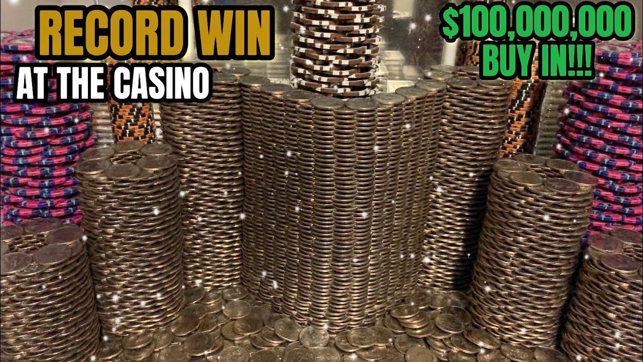 BROKE THE European Casinos RECORD!!! HIGH RISK COIN PUSHER $100,000,000.00 BUY IN!!! (WORLD RECORD) MUST SEE!