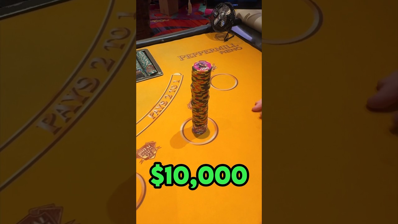 Blackjack $10,000 At Risk! #European Casino #blackjack #tablegames #thebigjackpot