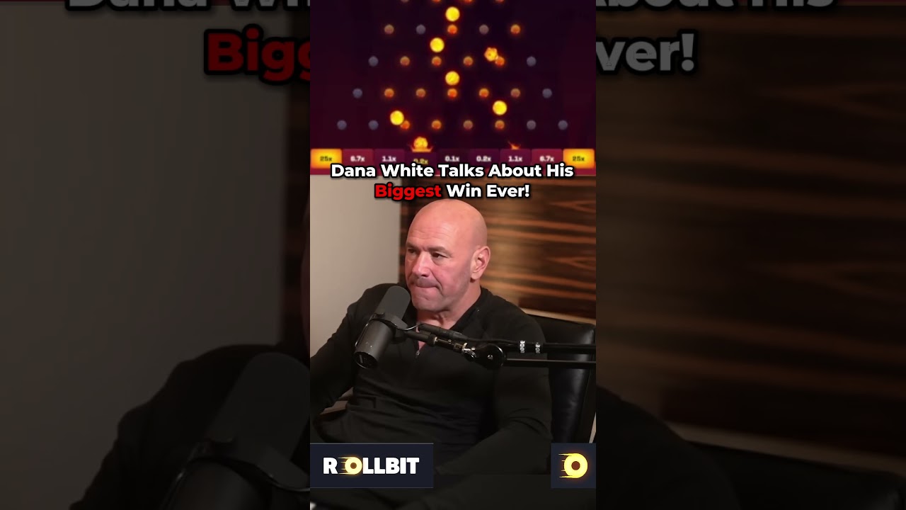Dana White Talks About His Biggest Win Ever At The European Casino Online! #danawhite #blackjack #European Casino Online #rollbit